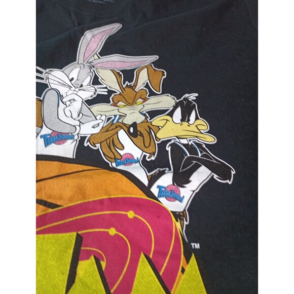 Space Jam Tune Squad T-Shirt Size M WB Looney Tunes Bugs Taz Daffy Unisex Tee - Picture 10 of 14